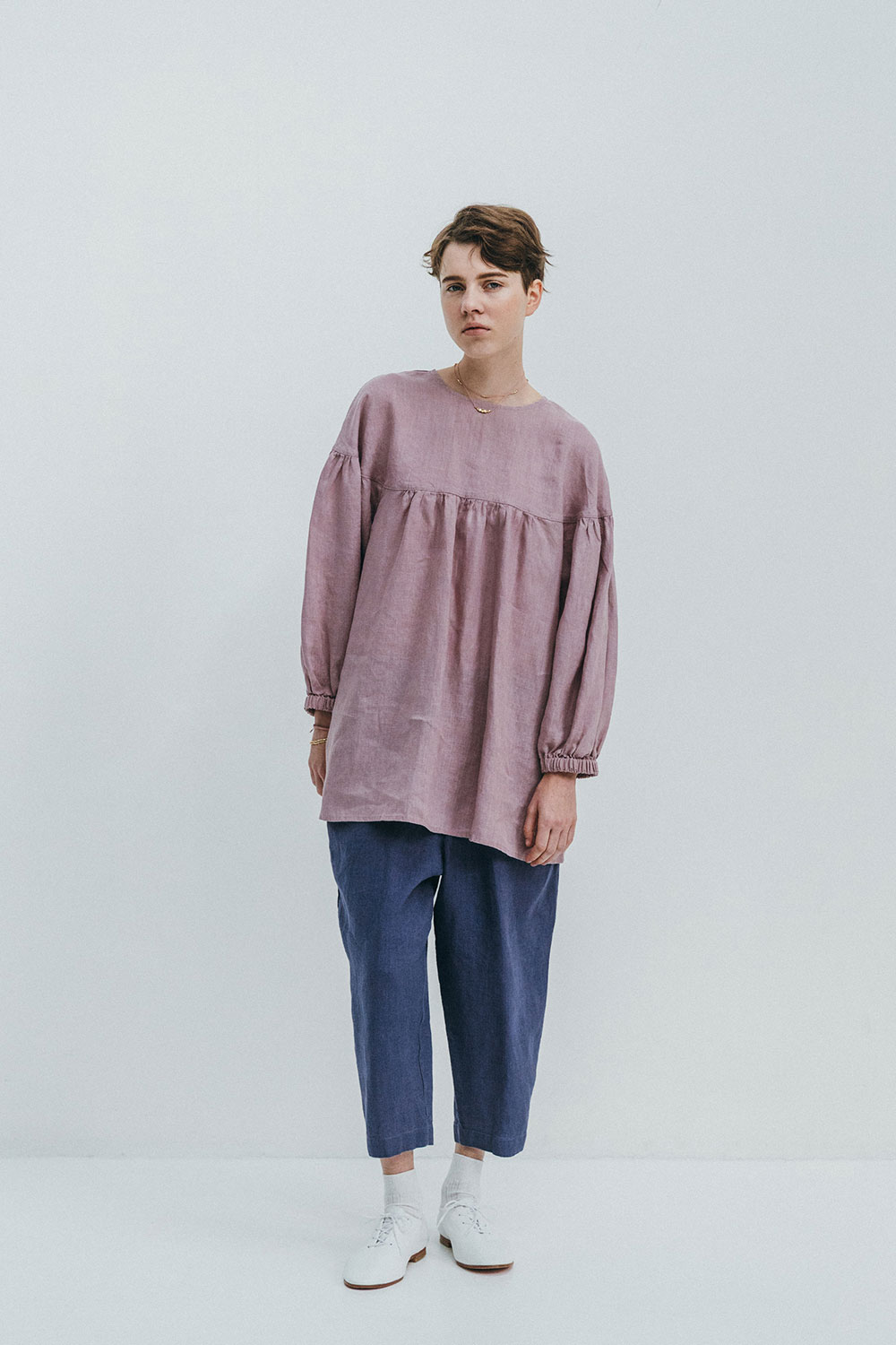 fog linen work（フォグリネンワーク） フィフィ チュニック ローズ