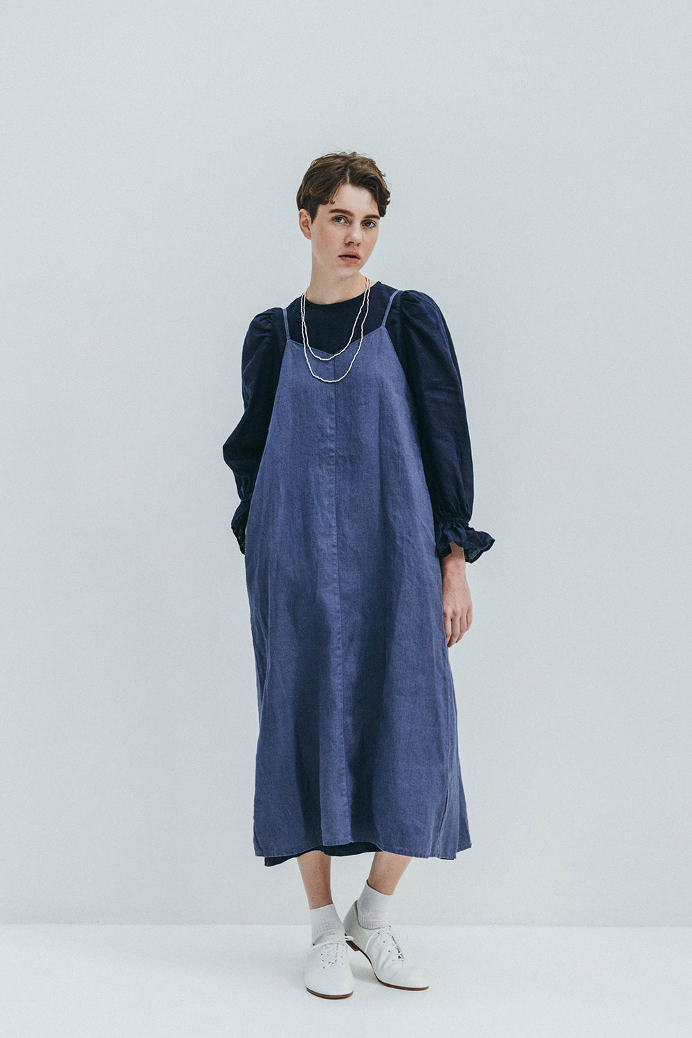 fog linen work（フォグリネンワーク） ヴィオレット スリップドレス