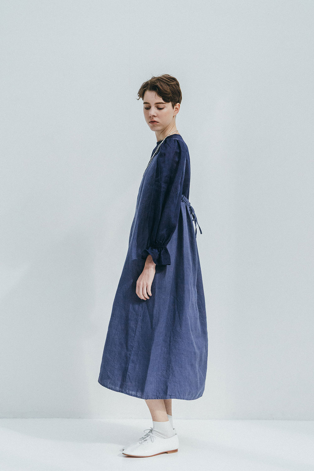 fog linen work（フォグリネンワーク） ヴィオレット スリップドレス