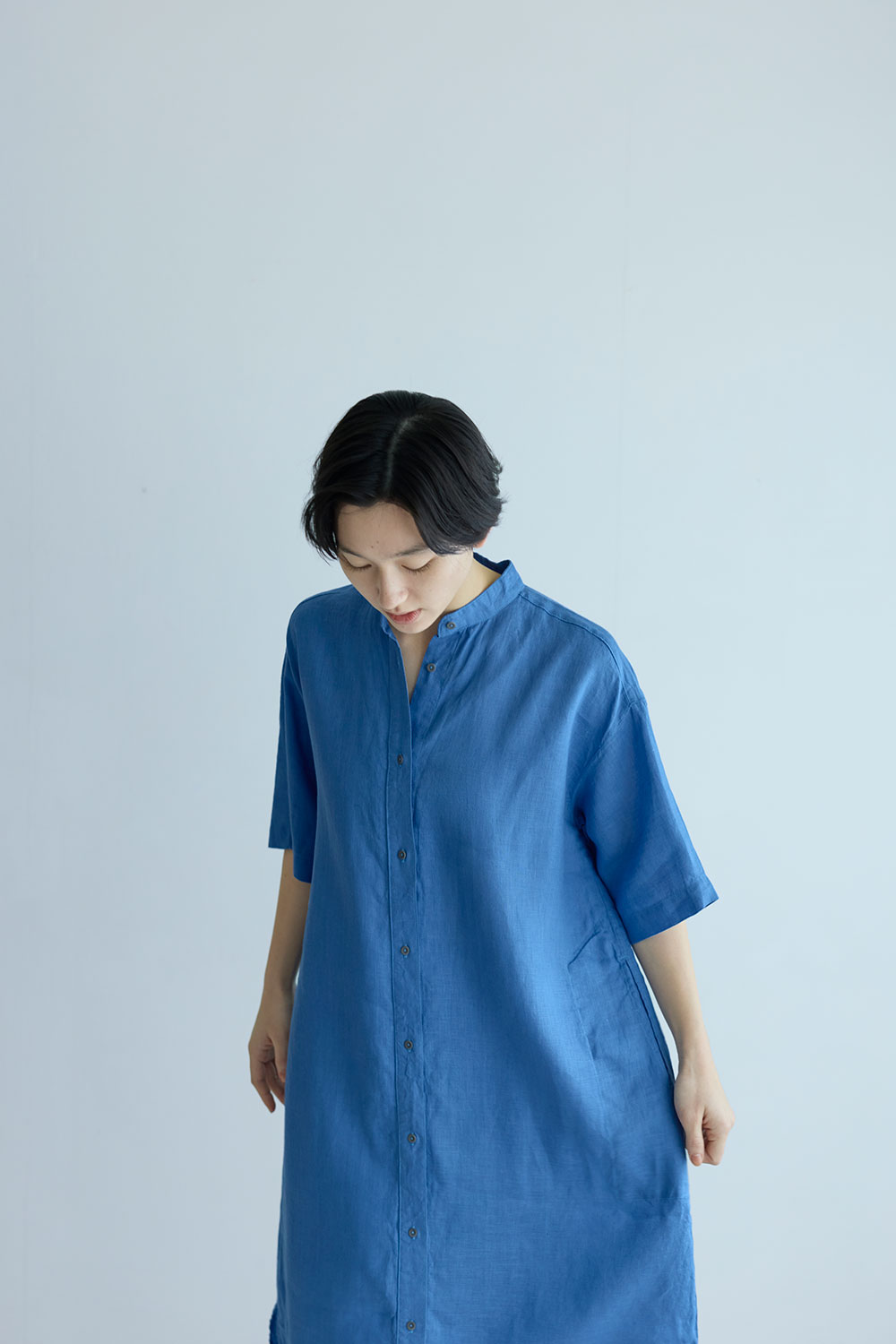 fog linen work（フォグリネンワーク） シルヴィア ワンピース ニゼル