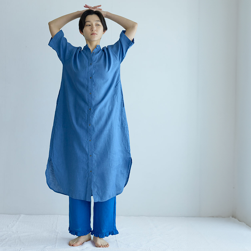 fog linen work（フォグリネンワーク） シルヴィア ワンピース ニゼル