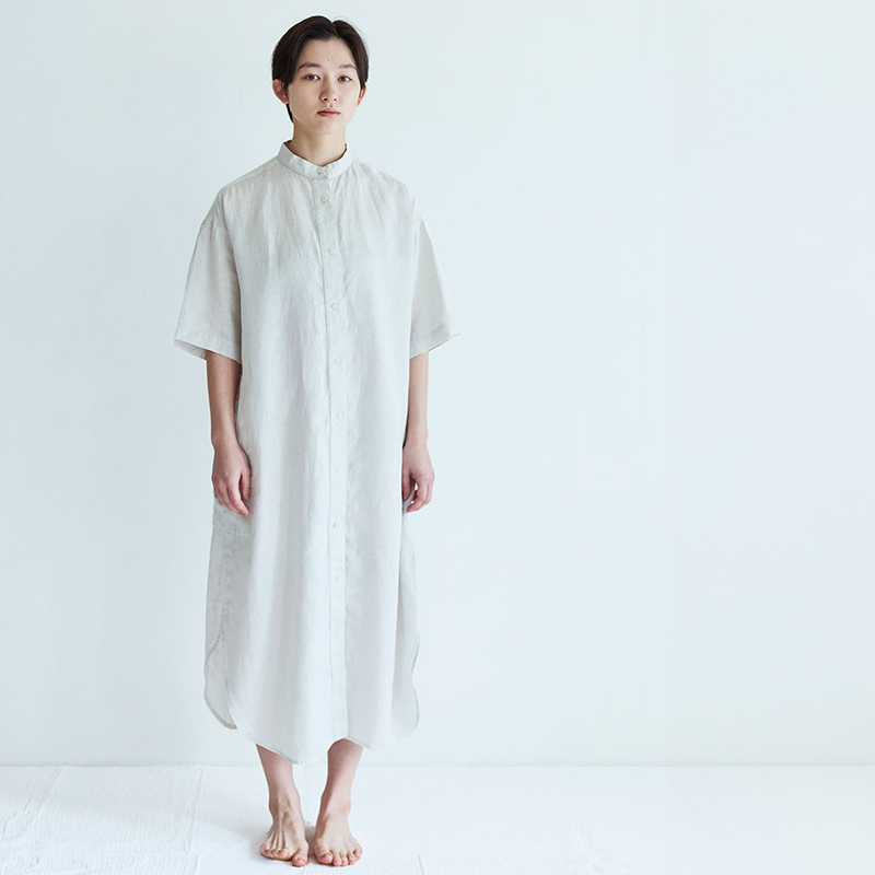 fog linen workフォグリネンワーク リトアニアリネンワンピース fog linen work（フォグリネンワーク） シルヴィア ワンピース ニゼル