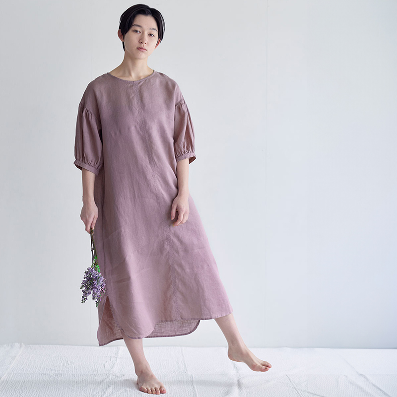 fog linen work（フォグリネンワーク） ドロシー ワンピース ローズ