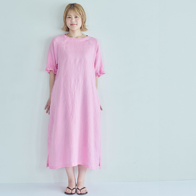 fog linen work（フォグリネンワーク） ケイシー ワンピース ブラック