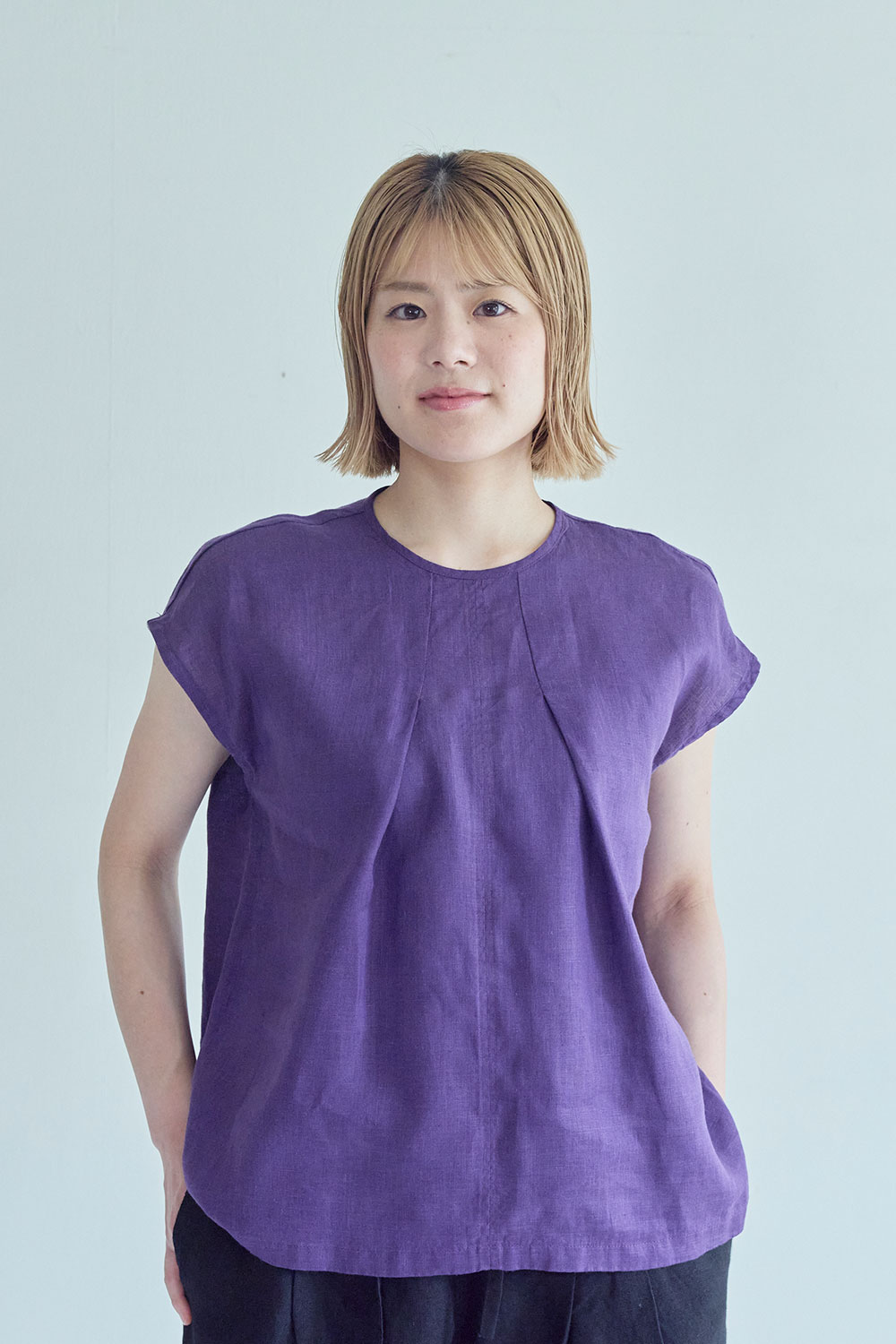未使用/25ss/fog linen work｜ヘルミ トップ ブラウス fog linen work（フォグリネンワーク） シンディー トップ ミュール