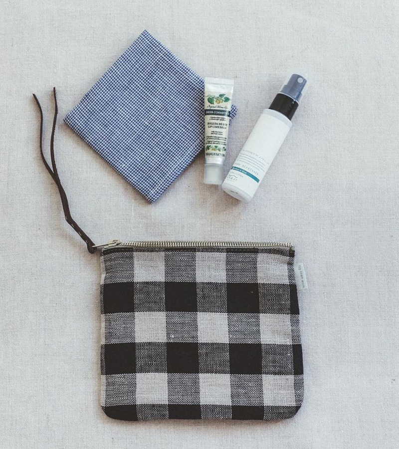 fog linen work（フォグリネンワーク） カンナポーチ M 化粧 ポーチ
