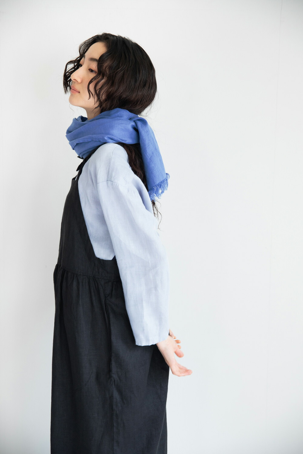 【美品】fog linen work 大判ストール　リネン100% 楽天市場】fog linen work フォグリネンワーク スカーフ ロ