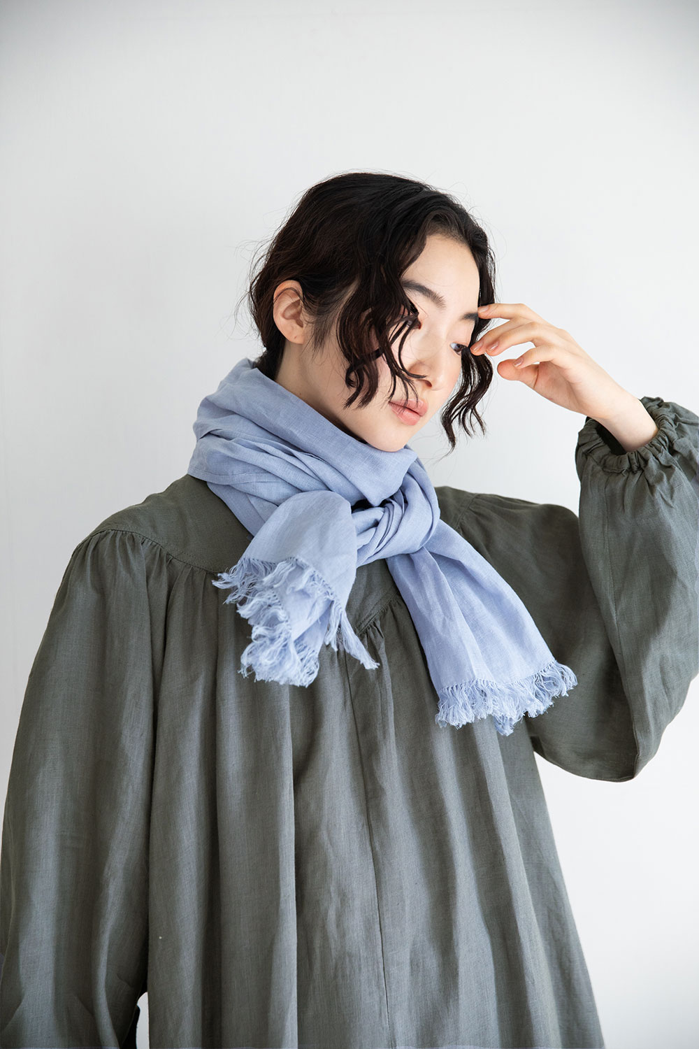 fog linen work（フォグリネンワーク） ロセリエ スカーフ ニゼル 麻