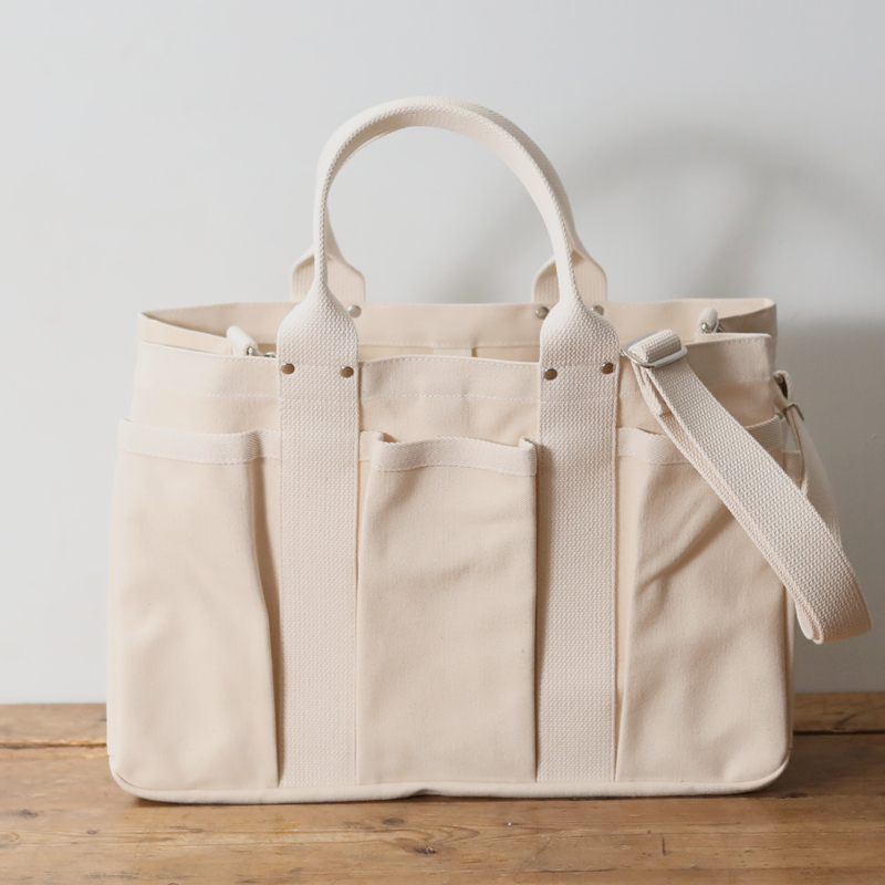 松野屋 ヘビーキャンバスツールトートショルダー付 M THREAD-LINE 帆布