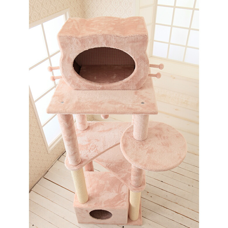 Mau（マウ） プリシャトー キャットタワー 据え置き おしゃれ 多頭飼い