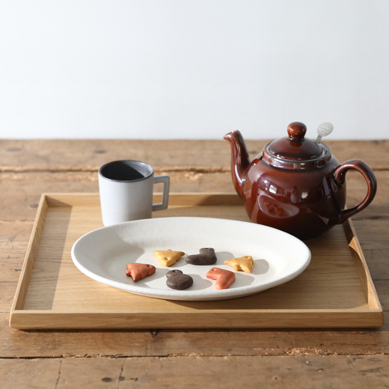 薗部産業 なら カフェトレー Lサイズ カフェ風 オシャレ 食器 キッチン