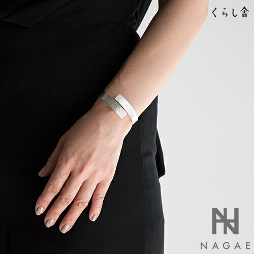 na　オリジナルブレスレット NAGAE+ ナガエプリュス ブレスレット シルバー 20mm幅 TINBREATH 20mm