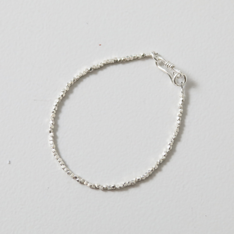 noy. ノイ ブレスレット 17.5cm シルバー ビーズ アクセサリー 