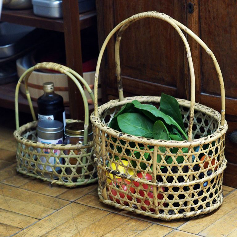 松野屋 会津おしんかご 生活雑貨 収納 台所 野菜 果物 乾物 福島県