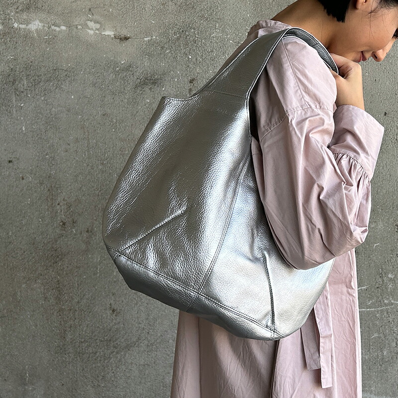 Permanent Age パーマネントエイジ レザーバルーンバッグ 本革 牛革