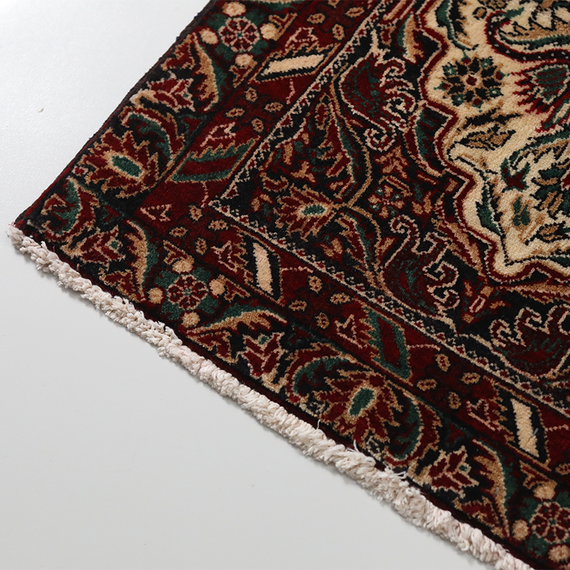 玄関マット オールド トライバルラグ バルーチ 85cm×72cm ウール絨毯