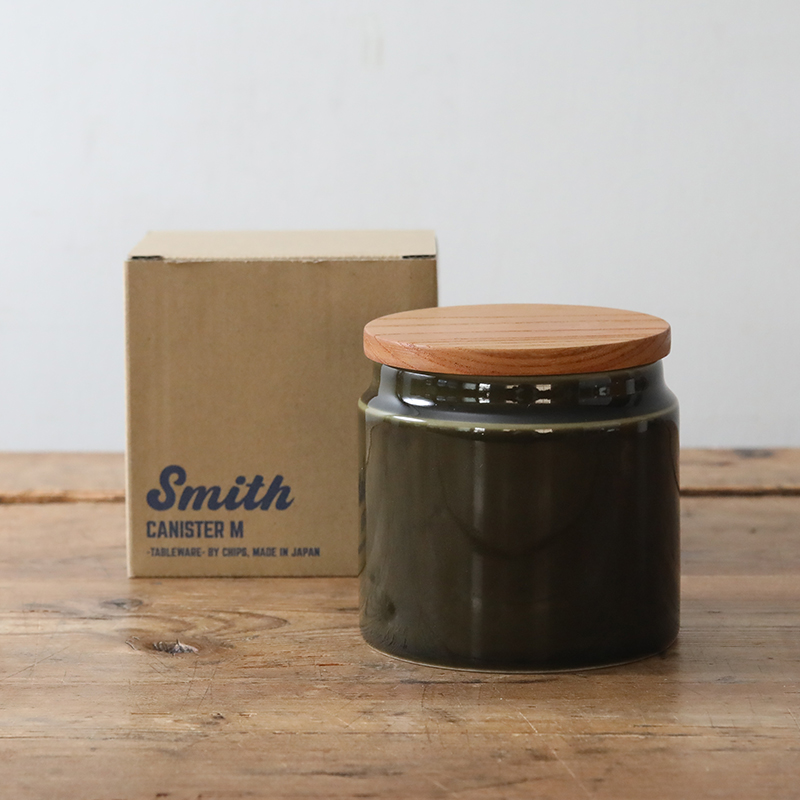 Smith キャニスターM 陶器 保存容器 ポット 調味料入れ コーヒー