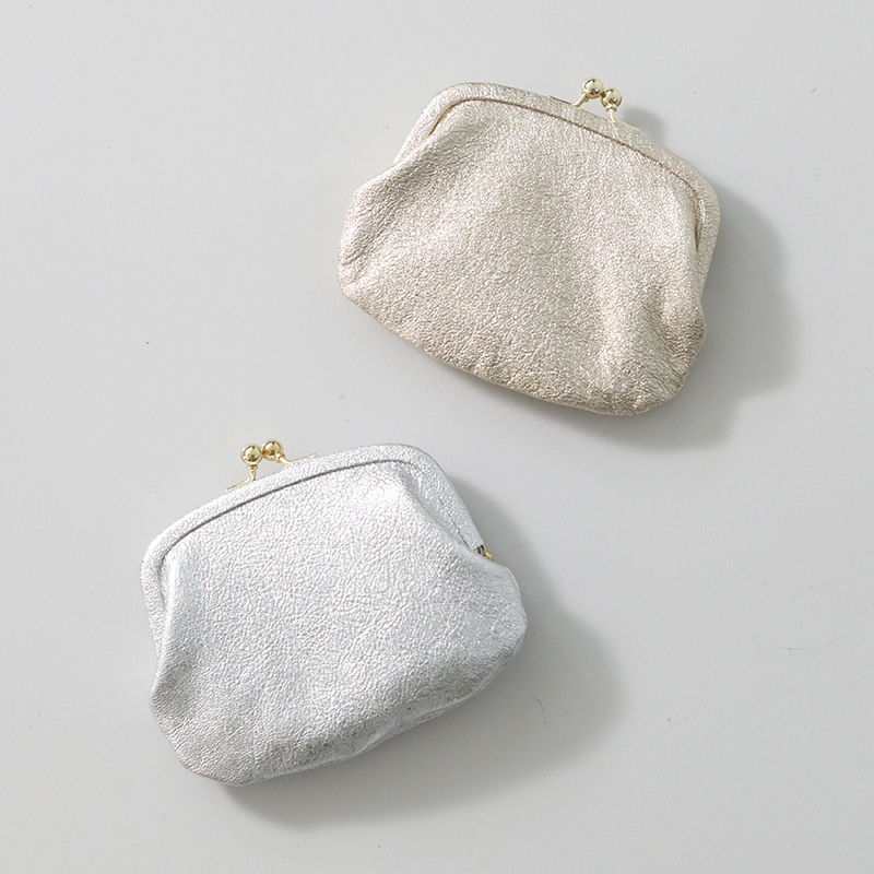 StitchandSew（ステッチアンドソー） 小さながま口のお財布 ゴールド