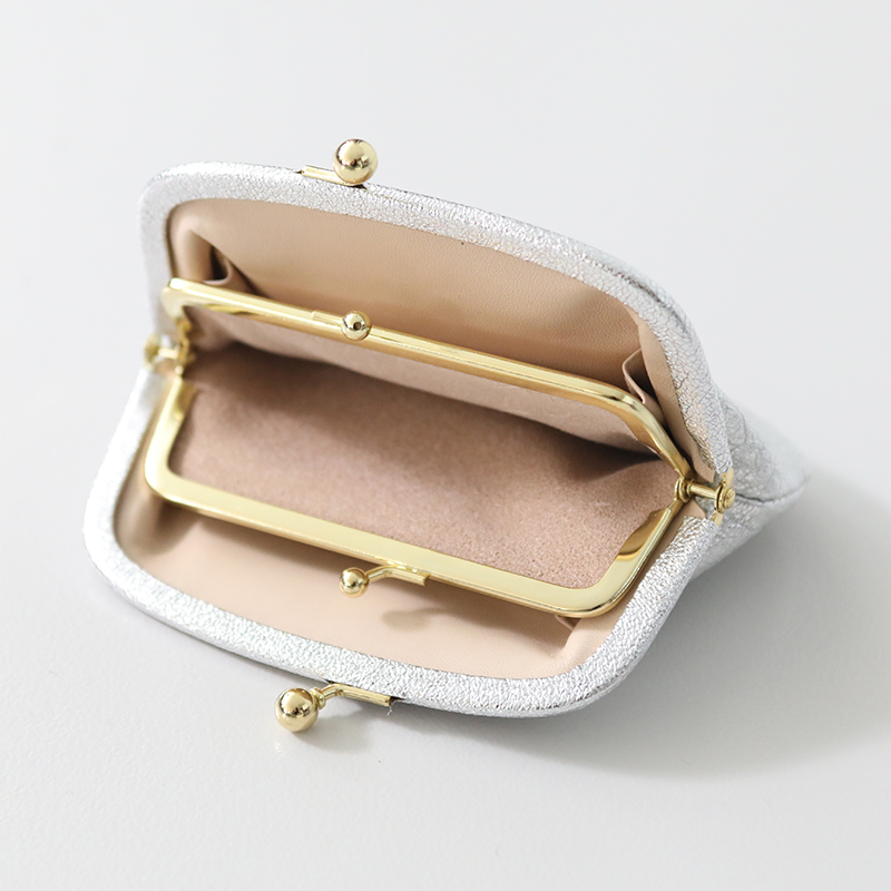 StitchandSew（ステッチアンドソー） 小さながま口のお財布 ゴールド