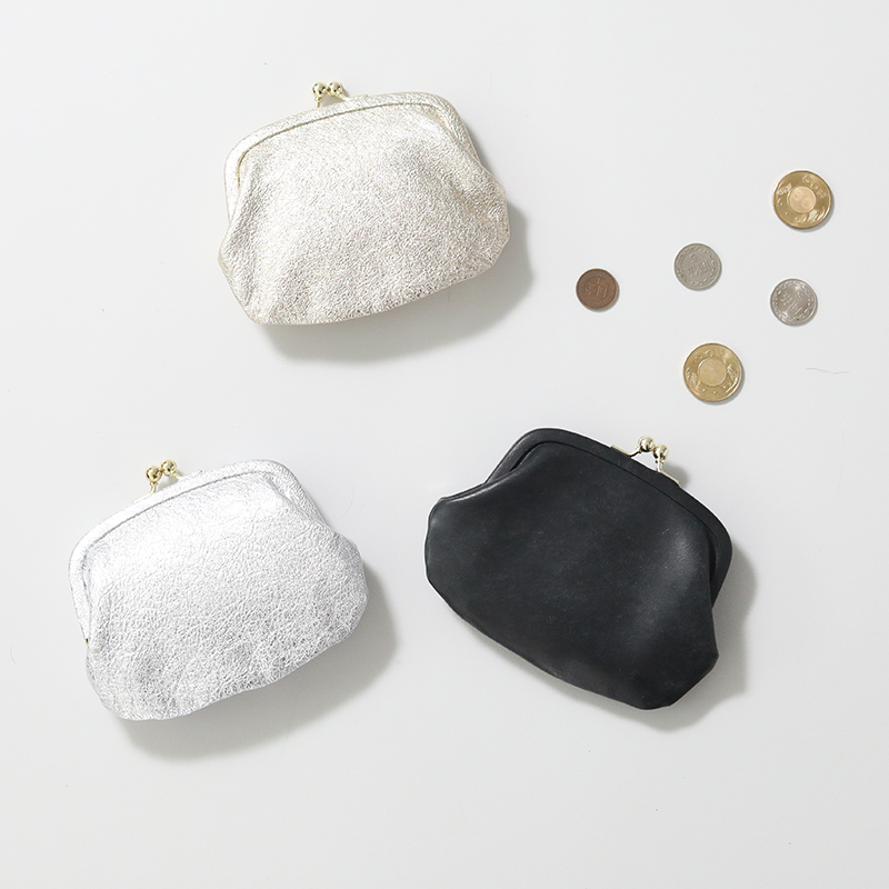 StitchandSew（ステッチアンドソー） 小さながま口のお財布 ブラック