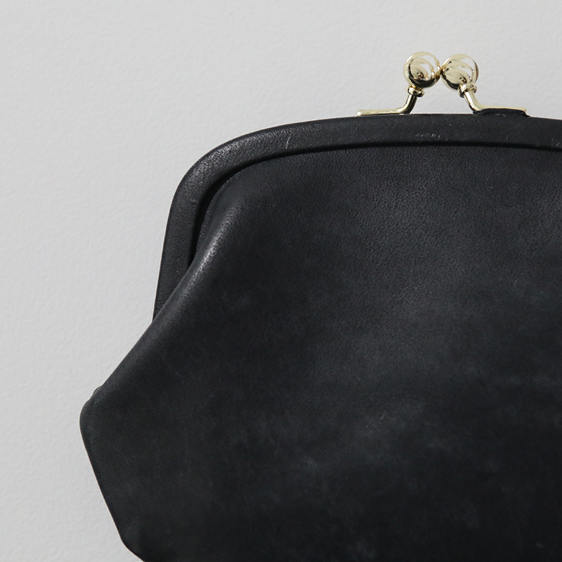 StitchandSew（ステッチアンドソー） 小さながま口のお財布 ブラック