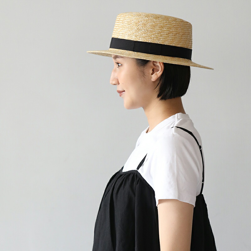 美品 nagonstans ストローハット 麦わら帽子 ナゴンスタンス nagonstansストローハット