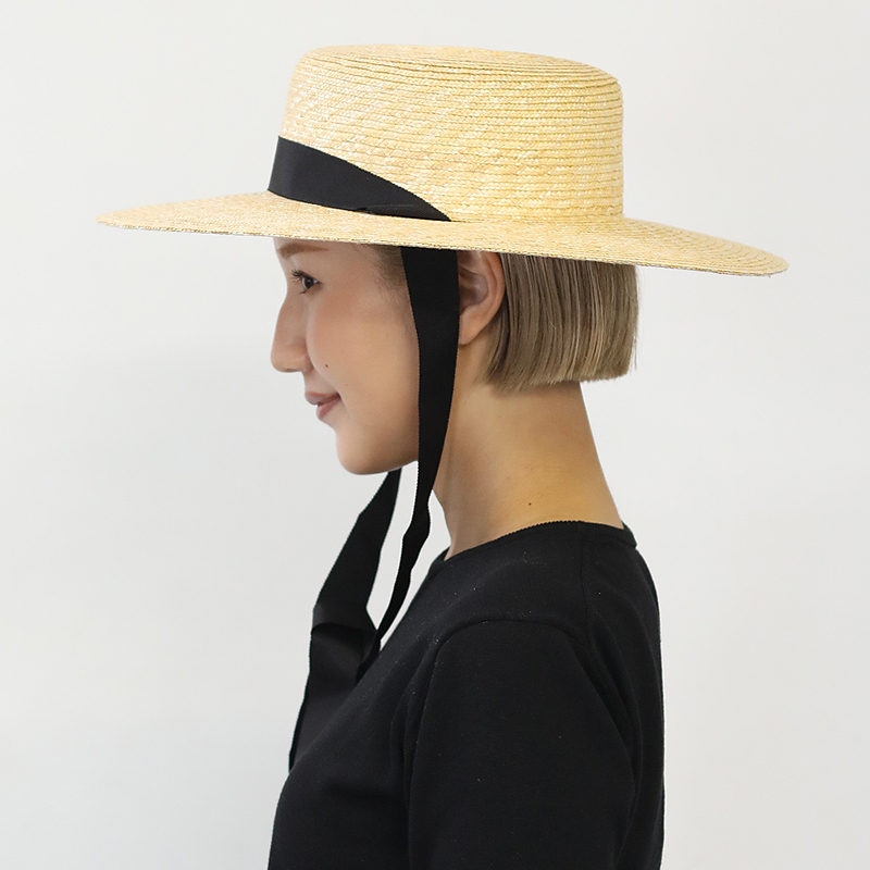 匿名 美品 ✴︎センシスタジオ カンカン帽 麦わら帽子 ストローハット 匿名 美品 ✴︎センシスタジオ カンカン帽 麦わら帽子 ストロー