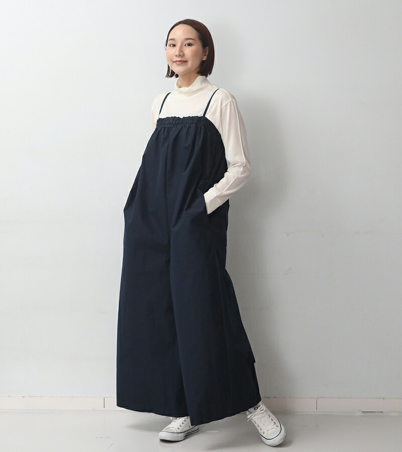 UNIVERSAL TISSU ブラック サロペットサイズ0