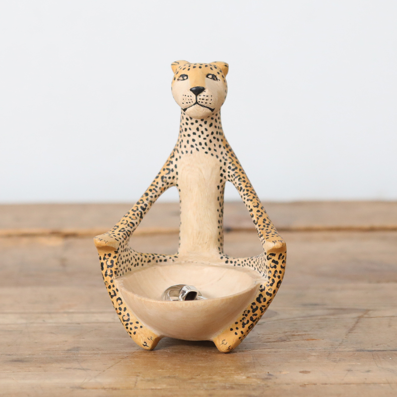 メル動物ボウル ヨガヒョウ 小物入れ アクセサリー入れ 鍵入れ 小物