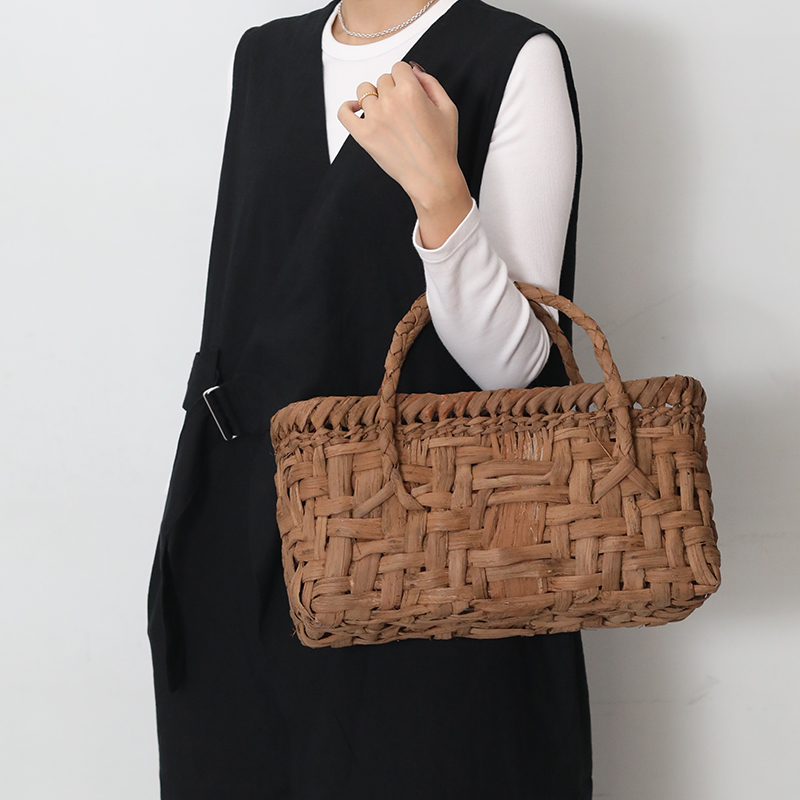 山葡萄かごバッグ 太網代 (大) YB-137 長野県 純国産 作家 筒井幸彦