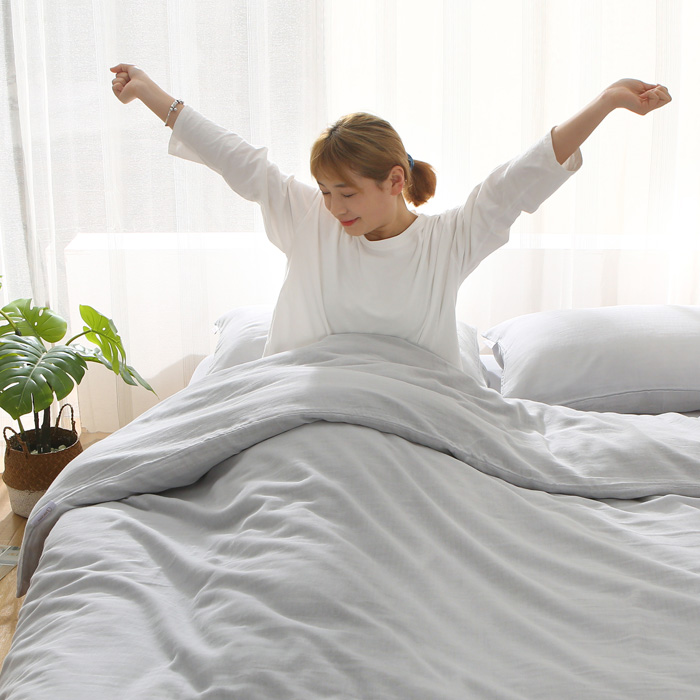 布団カバーセット 綿100% セミダブル 二重ガーゼ 掛布団カバー×1 BOX