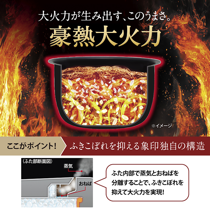象印 圧力IH炊飯ジャー 極め炊き NW-YA10 BA 5.5合 ブラック 炊飯器
