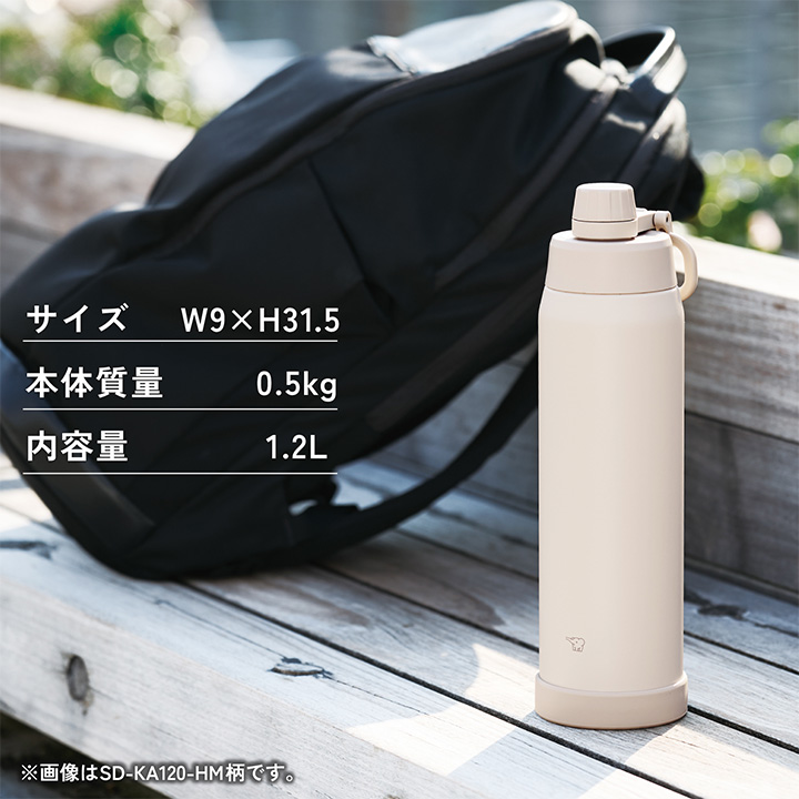 象印（ZOJIRUSHI） 爆買 ステンレスクールボトル SD-KA120 1.2L HM