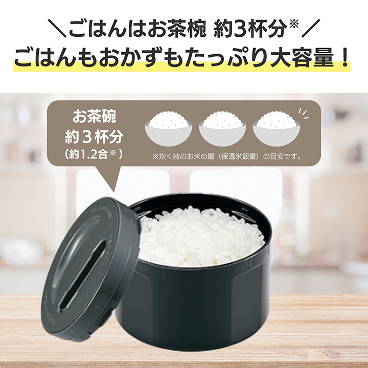 象印（ZOJIRUSHI） ステンレス ランチジャー おべんと SL-GH18-BA お