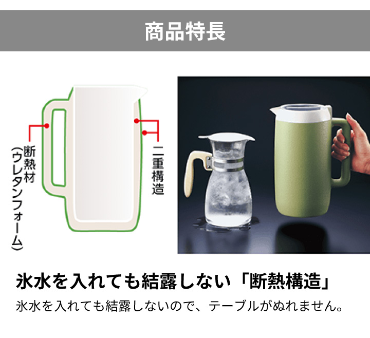 象印（ZOJIRUSHI） クールピッチャー DGB-17C : くらし屋 Yahoo