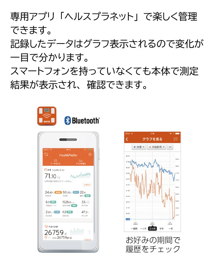 TANITA（タニタ） 体組成計 BC-768 Bluetooth対応 体重計 : くらし屋