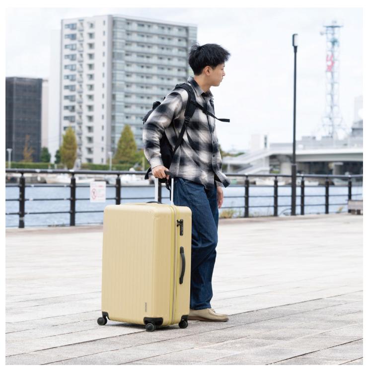 キャプテンスタッグ スーツケース TSAロックWFタイプ Lサイズ UV-0088 カーキ 同梱不可｜kurashiya｜08