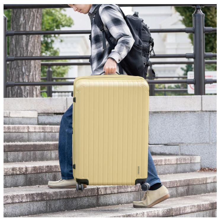 キャプテンスタッグ スーツケース TSAロックWFタイプ Lサイズ UV-0088 カーキ 同梱不可｜kurashiya｜09