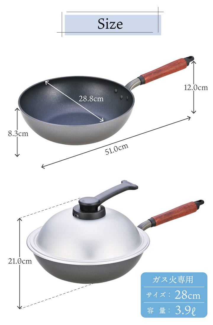 【未使用品】ウーウェンパン 28cm wp28 楽天市場】【10％OFF】ウー・ウェンパン+フライパン 28cm IH対応