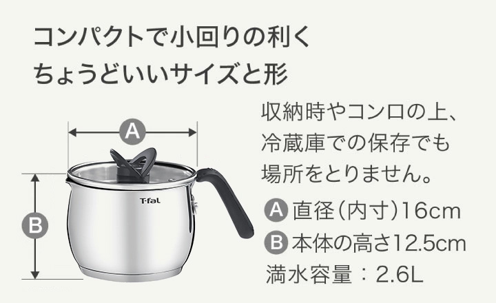 T-fal（ティファール） 爆買 IHステンレス エモーション セット3+