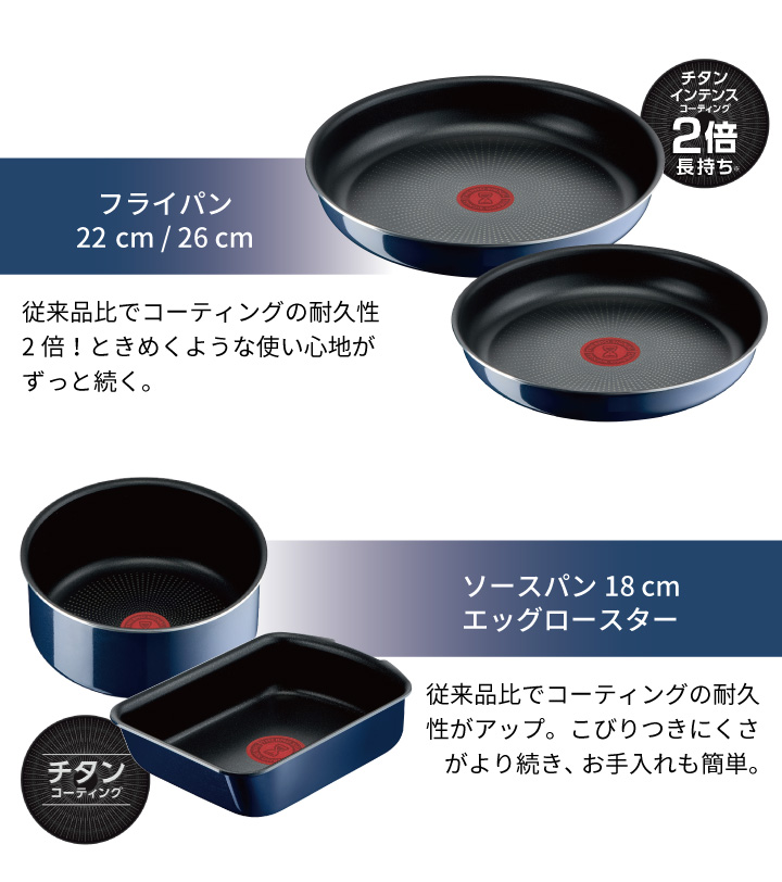 インジニオ・ネオ くらし屋オリジナル7点セット ティファール ガス火