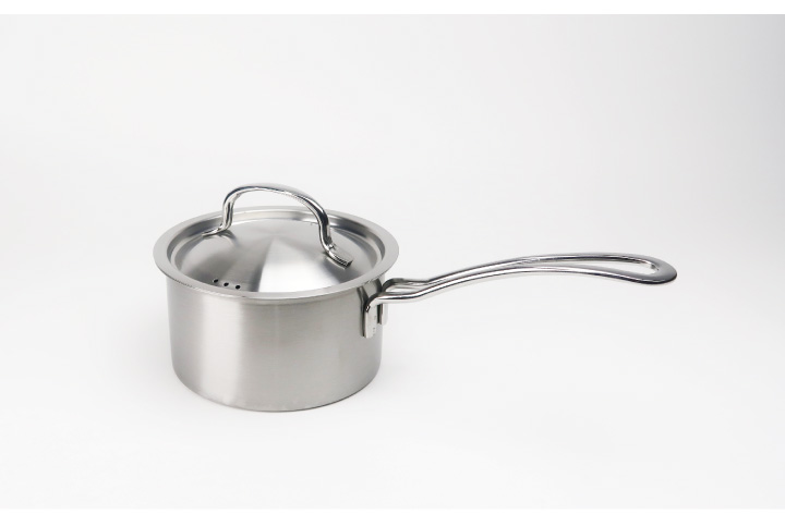 ✴︎デッドストック✴︎Old Pyrex ✴︎片手鍋✴︎オリジナル箱、カタログ、備品付 ヨシカワ COOK CHEF クックシェフ 片手鍋 14cm YJ3693 日本製