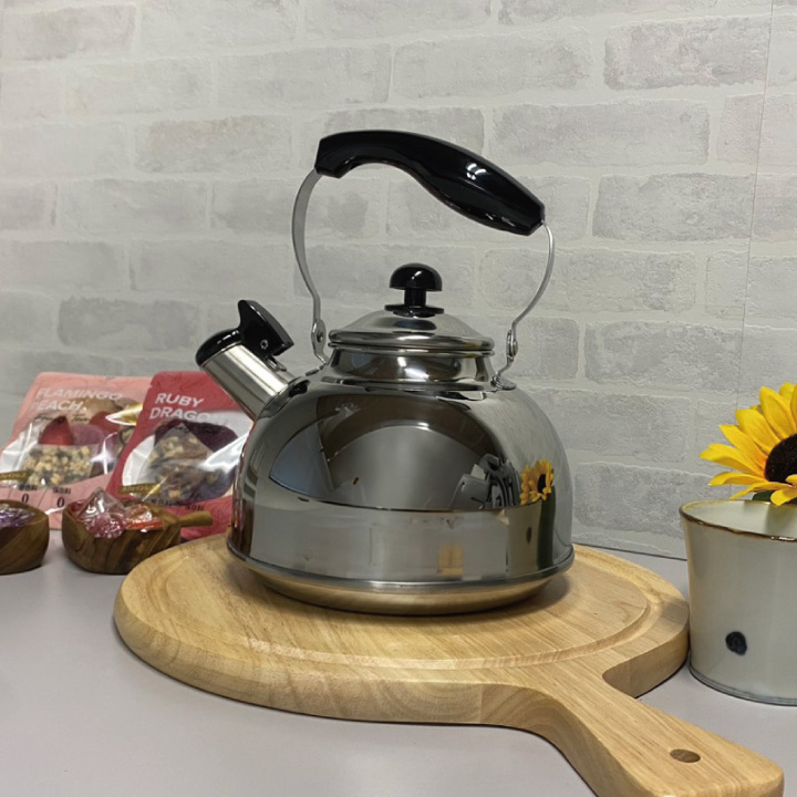 ヨシカワ 爆買 くらし屋オリジナル 燕三条製 ハーモニカケトル 2.5L