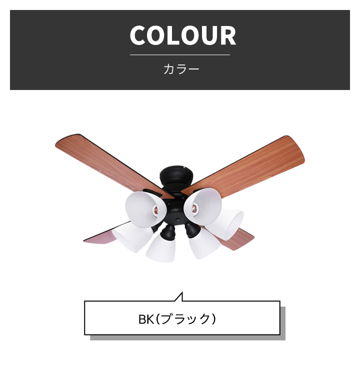 plus more シーリングファン Windouble 6灯 ホワイト BIG-102 WH