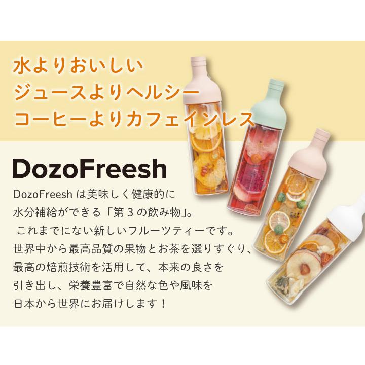 フィルターインボトル × フルーツティー 選べるセット 紅茶 DozoFreesh ドライフルーツ｜kurashiya｜08