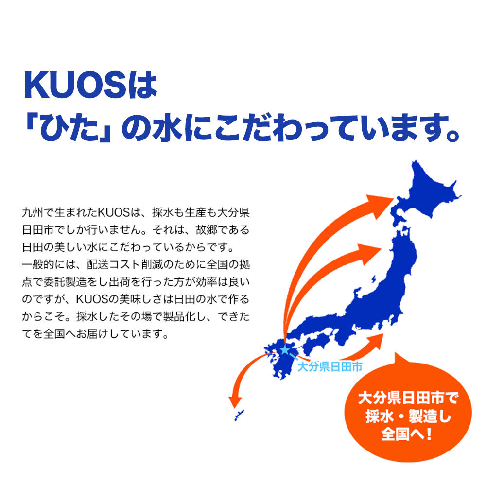 強炭酸水 KUOS クオス プレーンラベルレス 500ml×24本(1ケース) 炭酸水 賞味期限：2027.04.19 | クオス | 07