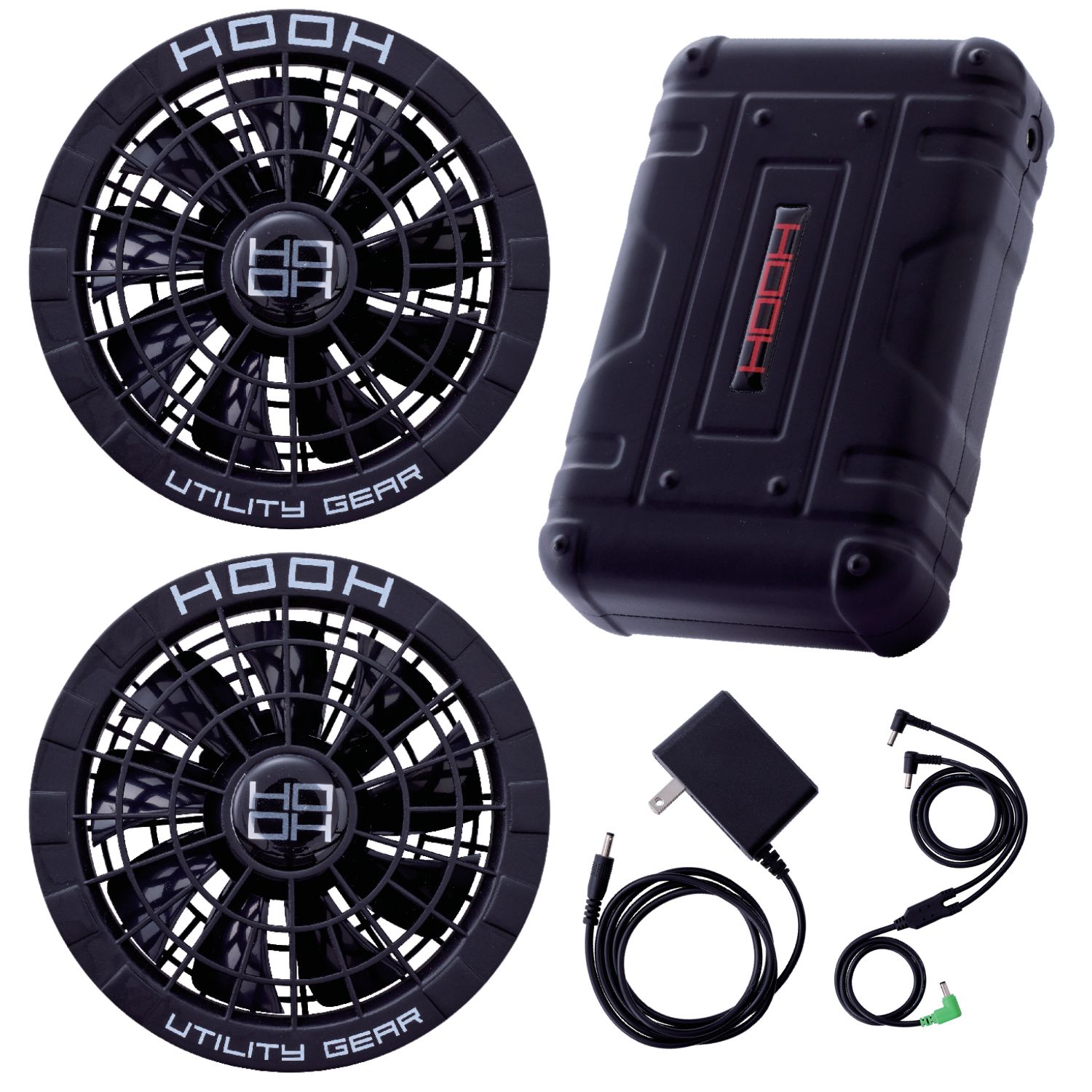 HOOH SV500 コンプリートセット ブラック。バッテリーもう一個付き。 HOOH]SV500 快適ウェア用コンプリートセット