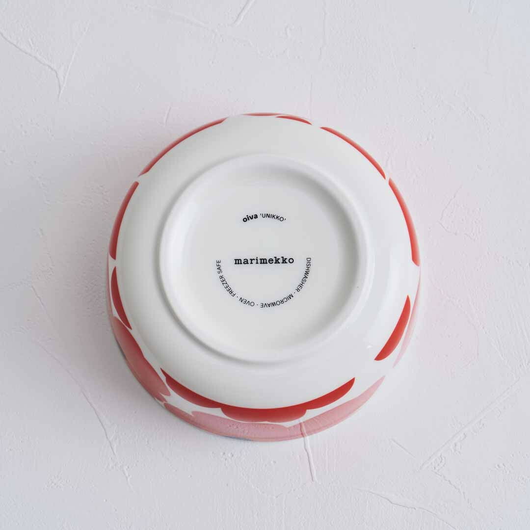 ウニッコ ボウル500ml レッド マリメッコ marimekko