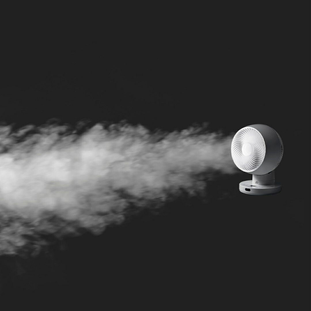 節電センサー付 DCスイングサーキュレーター 360 ホワイト スリーアップ THREEUP