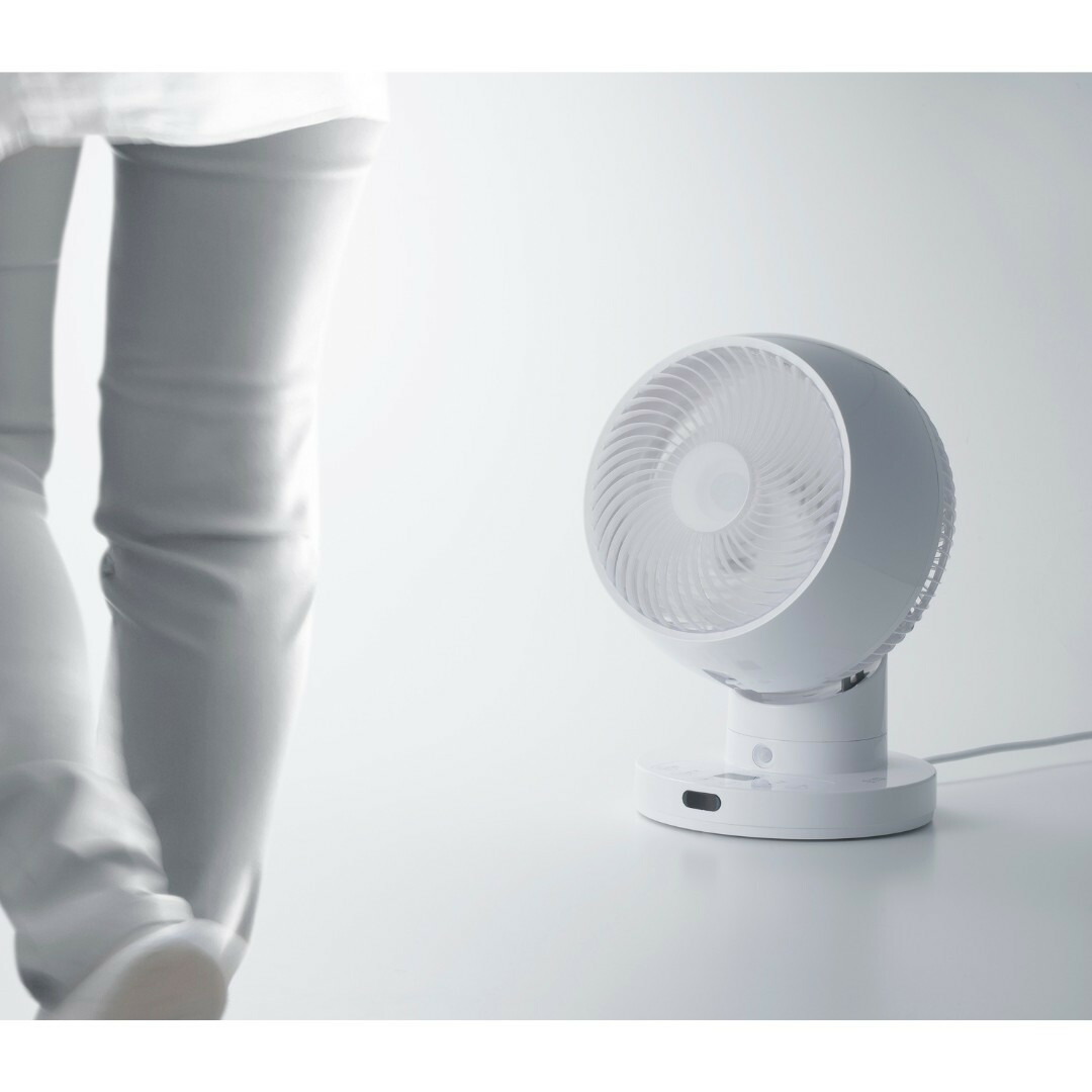 節電センサー付 DCスイングサーキュレーター 360 ホワイト スリーアップ THREEUP